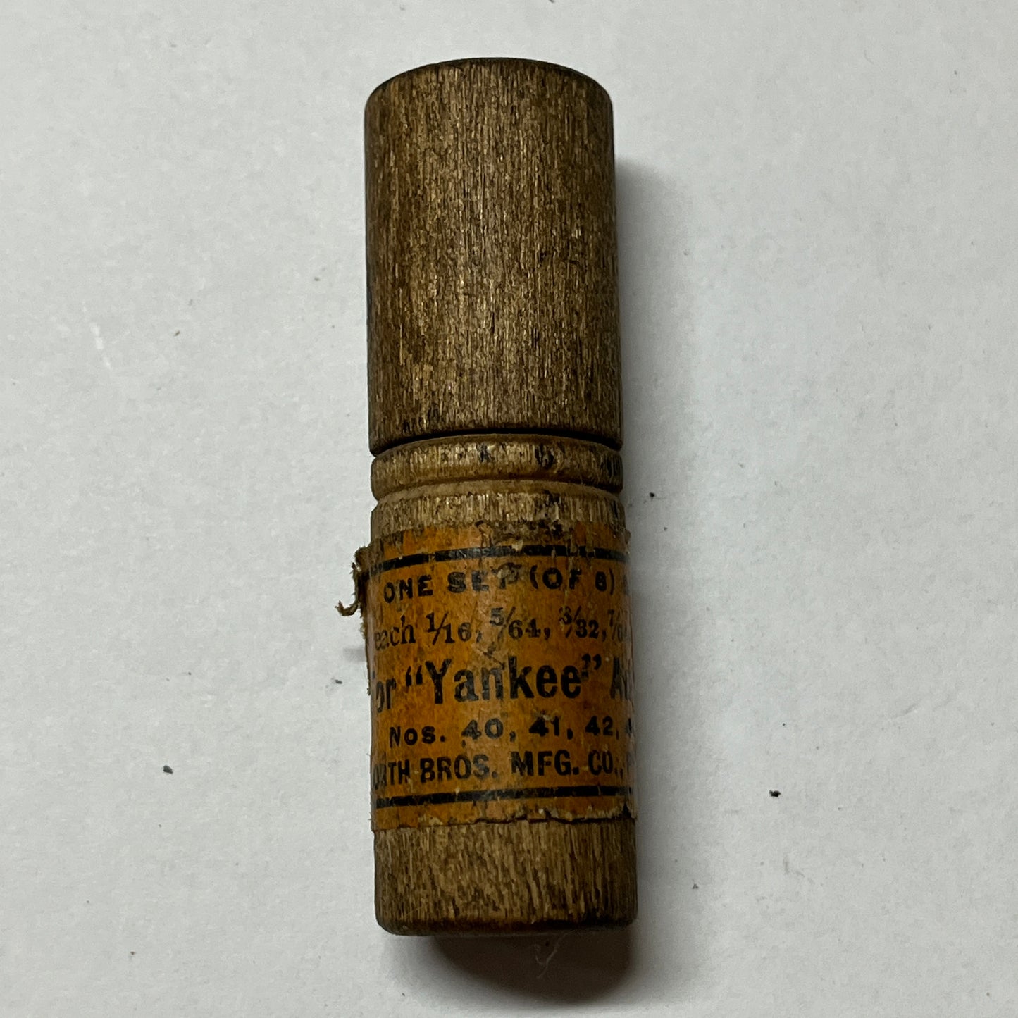 Vintage Yankee Automatic Drill Points – Original Wooden Tube Storage Case