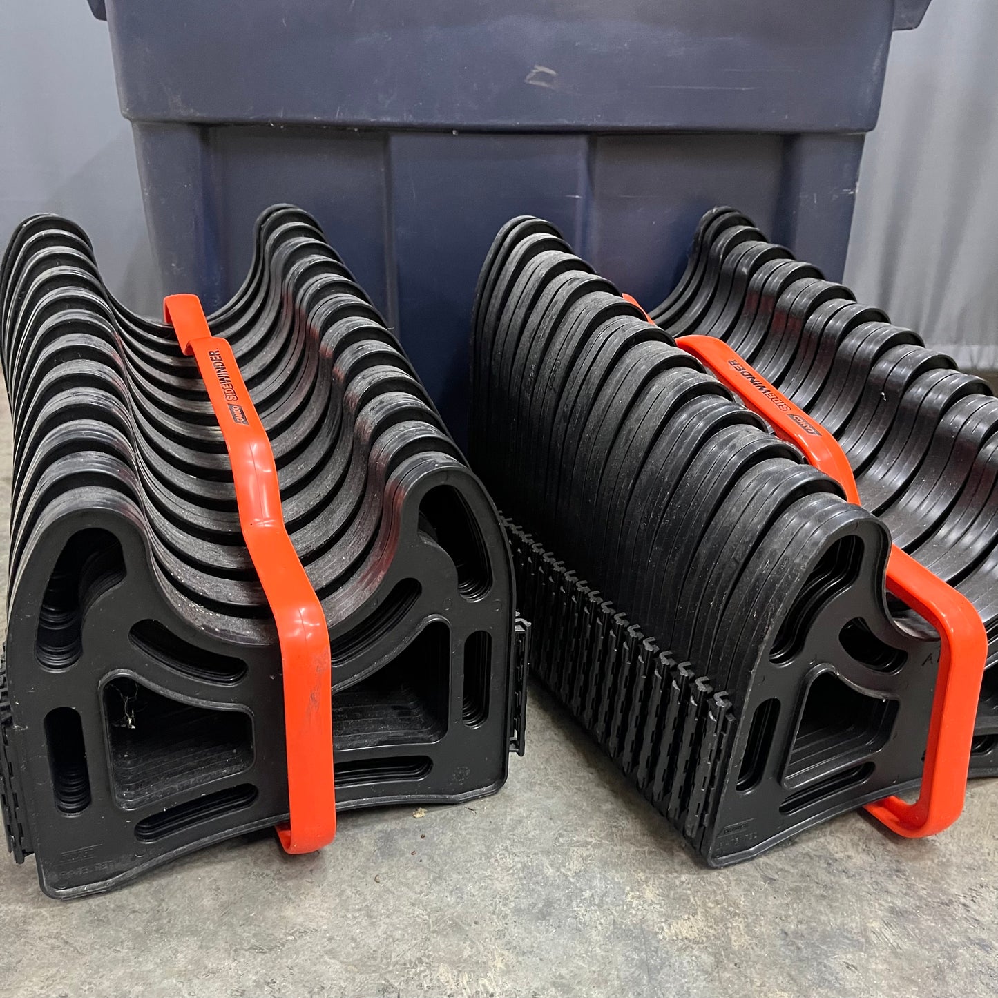 Camco Sidewinder 20 ft. Plastic Sewer Hose and RhinoFLEX 20-Ft RV Sewer Hose Kit