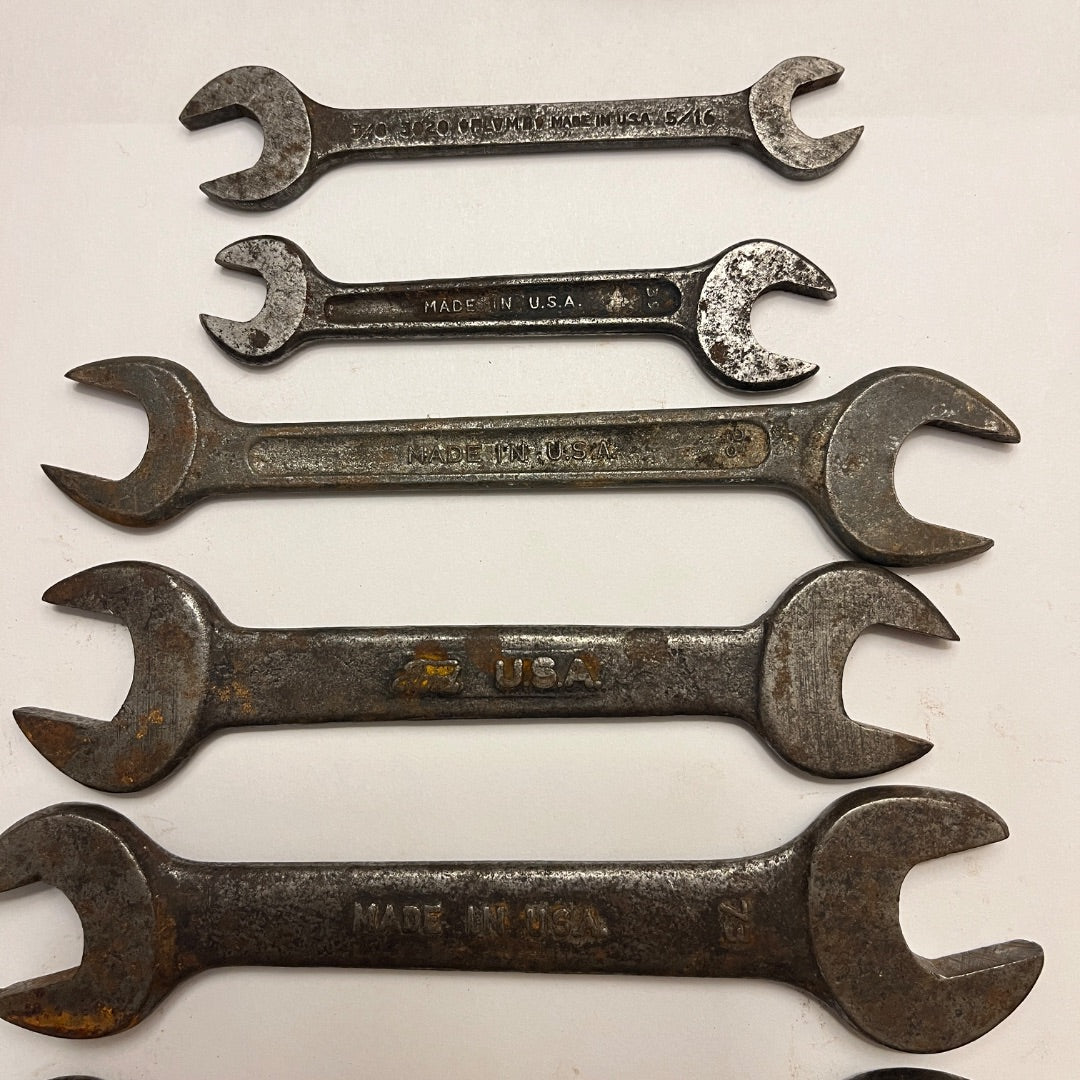 8 Vintage Wrenches USA