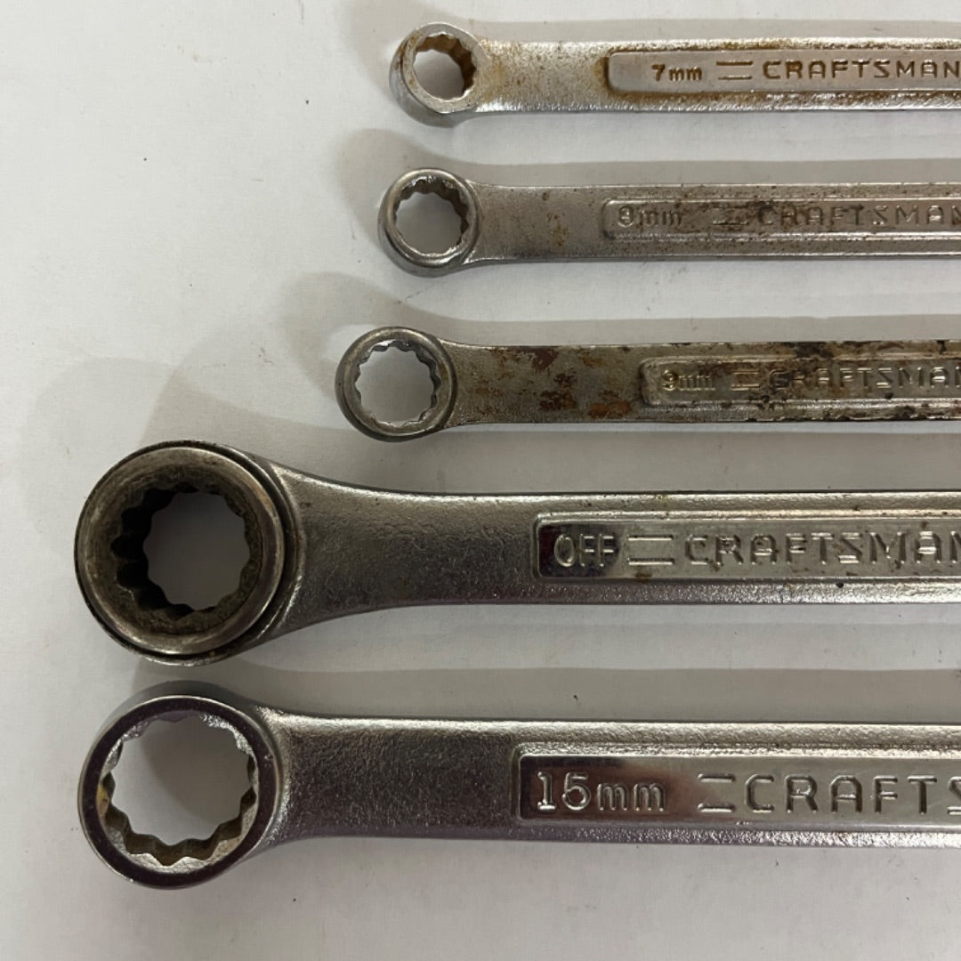 Mixed Craftsman Metric Wrenches