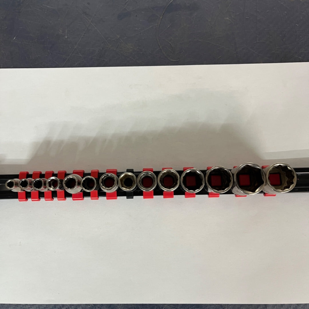 14 Vintage Craftsman Standard Sockets USA