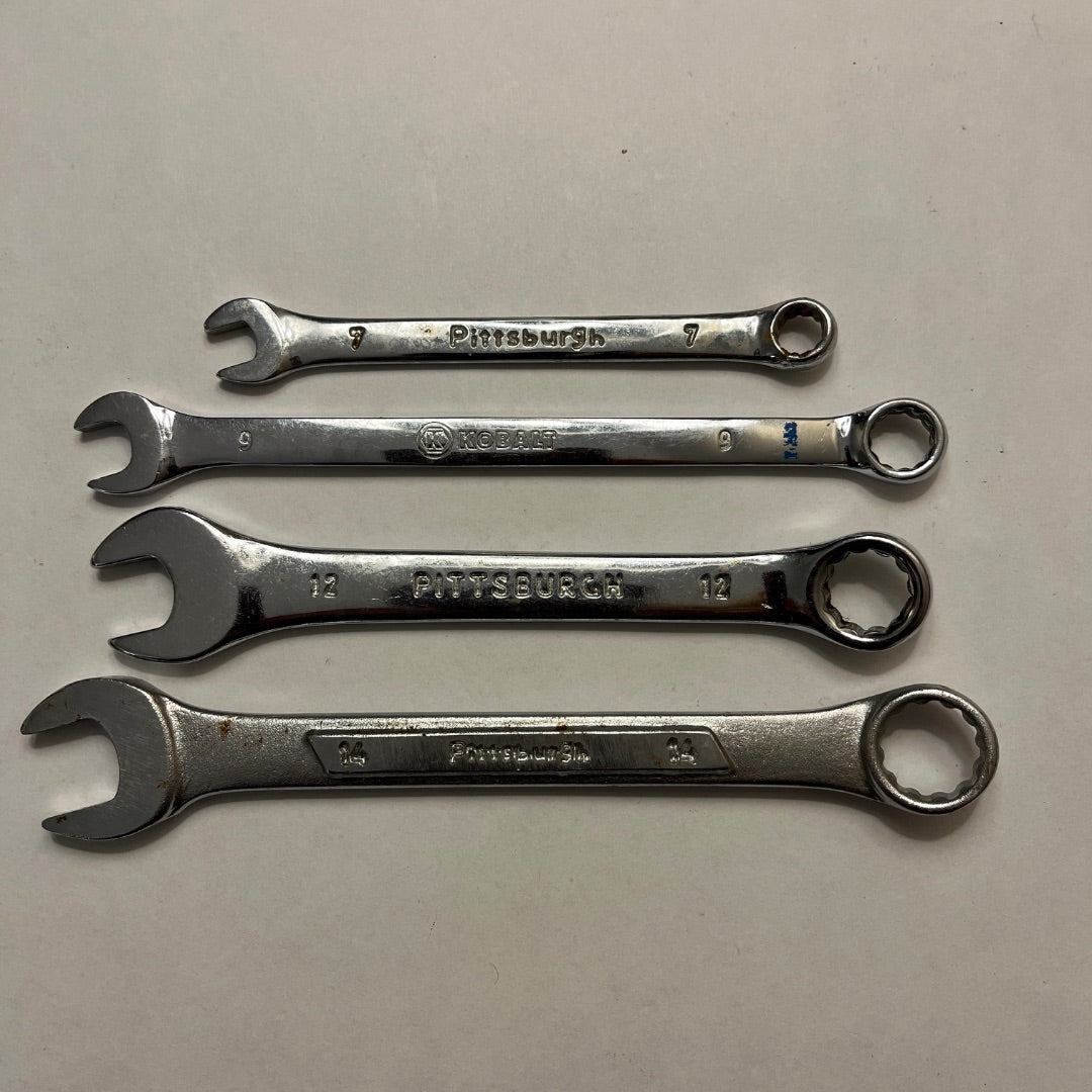 4 Pittsburgh Kobalt Metric Wrenches