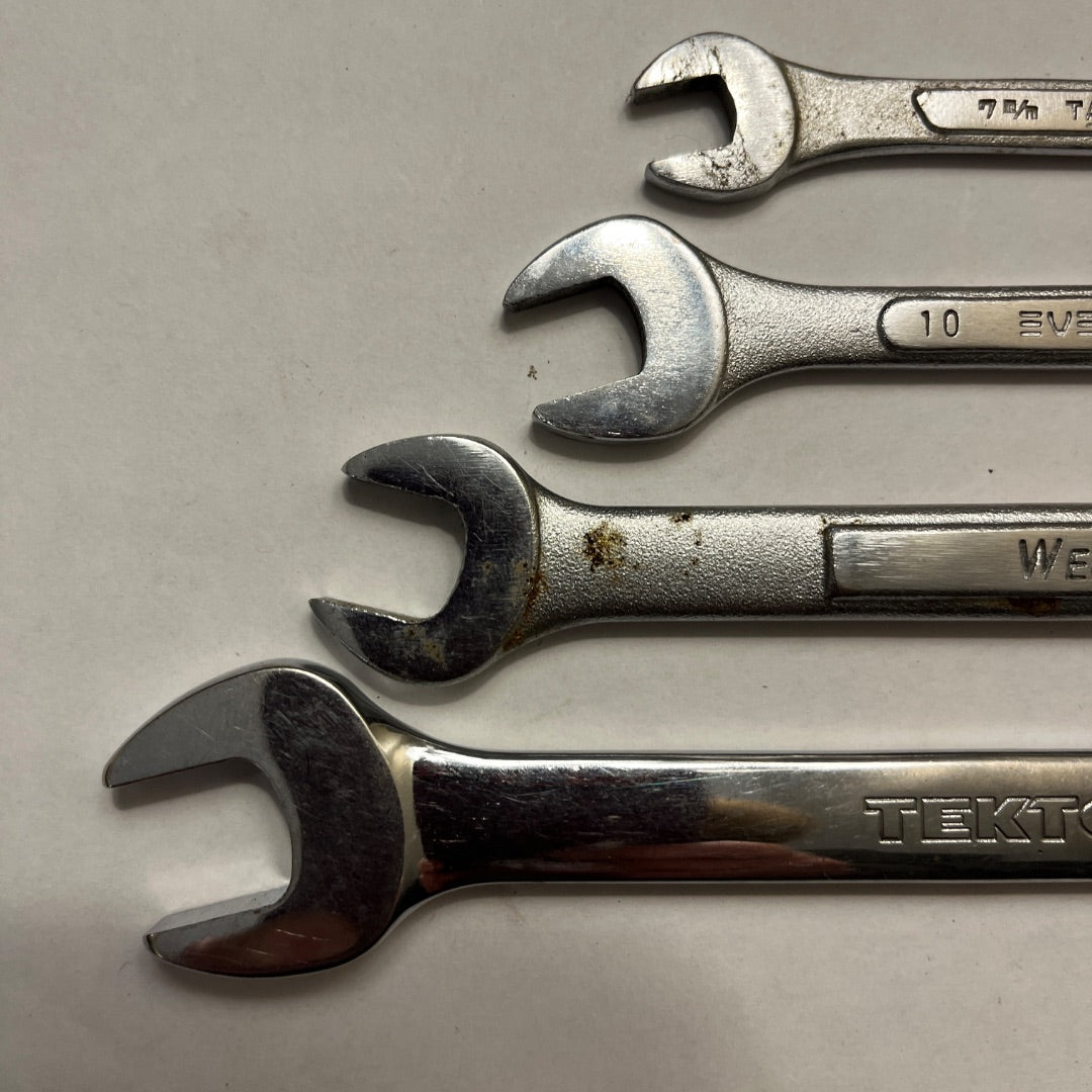 4 Metric Combination Wrenches: Tatools, Tekton, Westward, Evercraft
