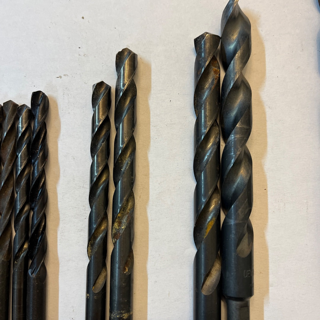 13-Piece Drill Bit Assortment – Mixed Sizes for Wood, Metal & Plastic