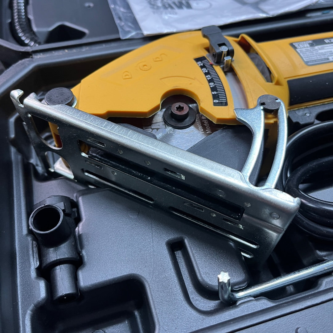 Rotorazer Compact Circular Saw – All-in-One Handheld Power Cutter with Guide & Blades