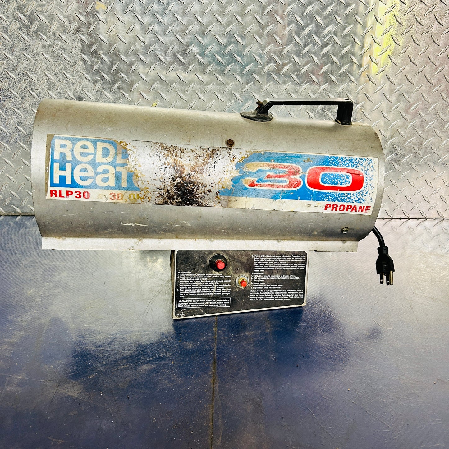 ReddyHeater RLP30 – 30,000 BTU Propane Forced‑Air Jobsite Heater