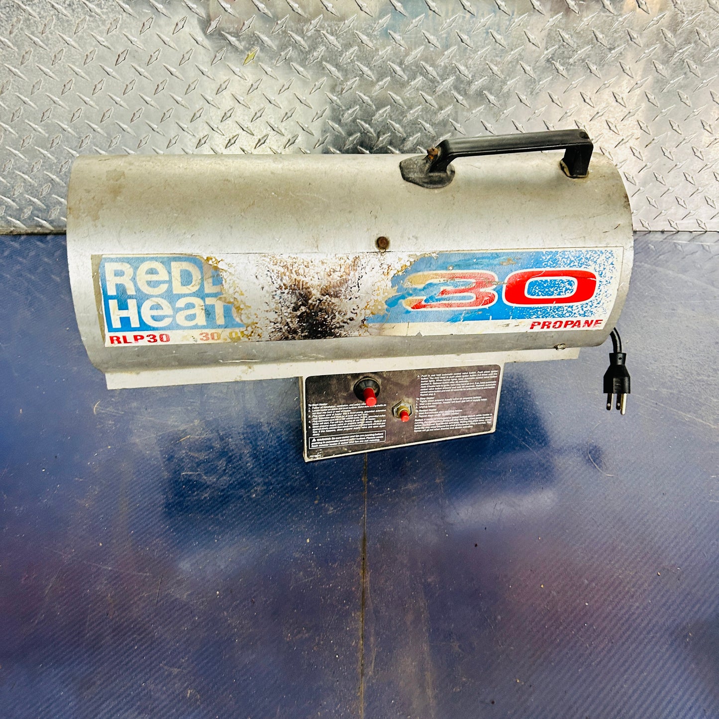 ReddyHeater RLP30 – 30,000 BTU Propane Forced‑Air Jobsite Heater