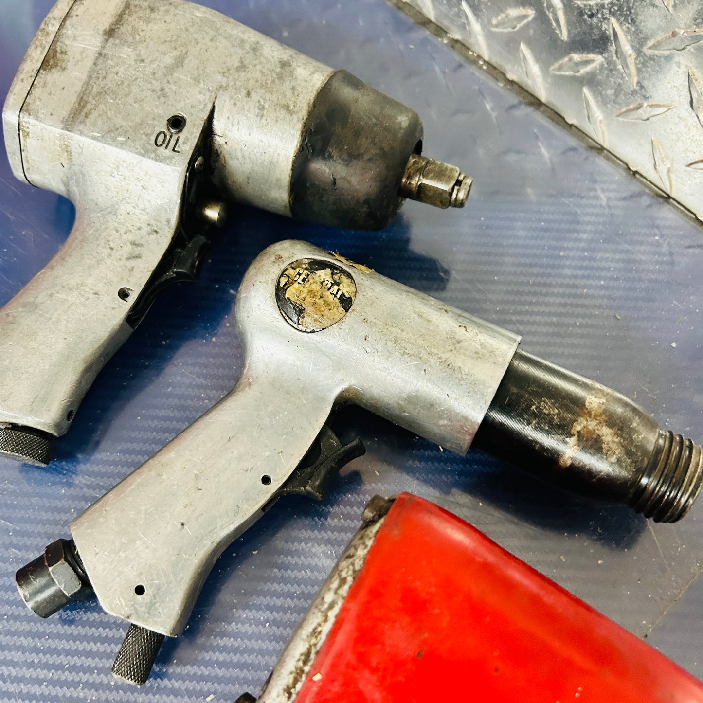 Central Pneumatic Impact Wrench and 2 unbranded Taiwan-made impact wrenches