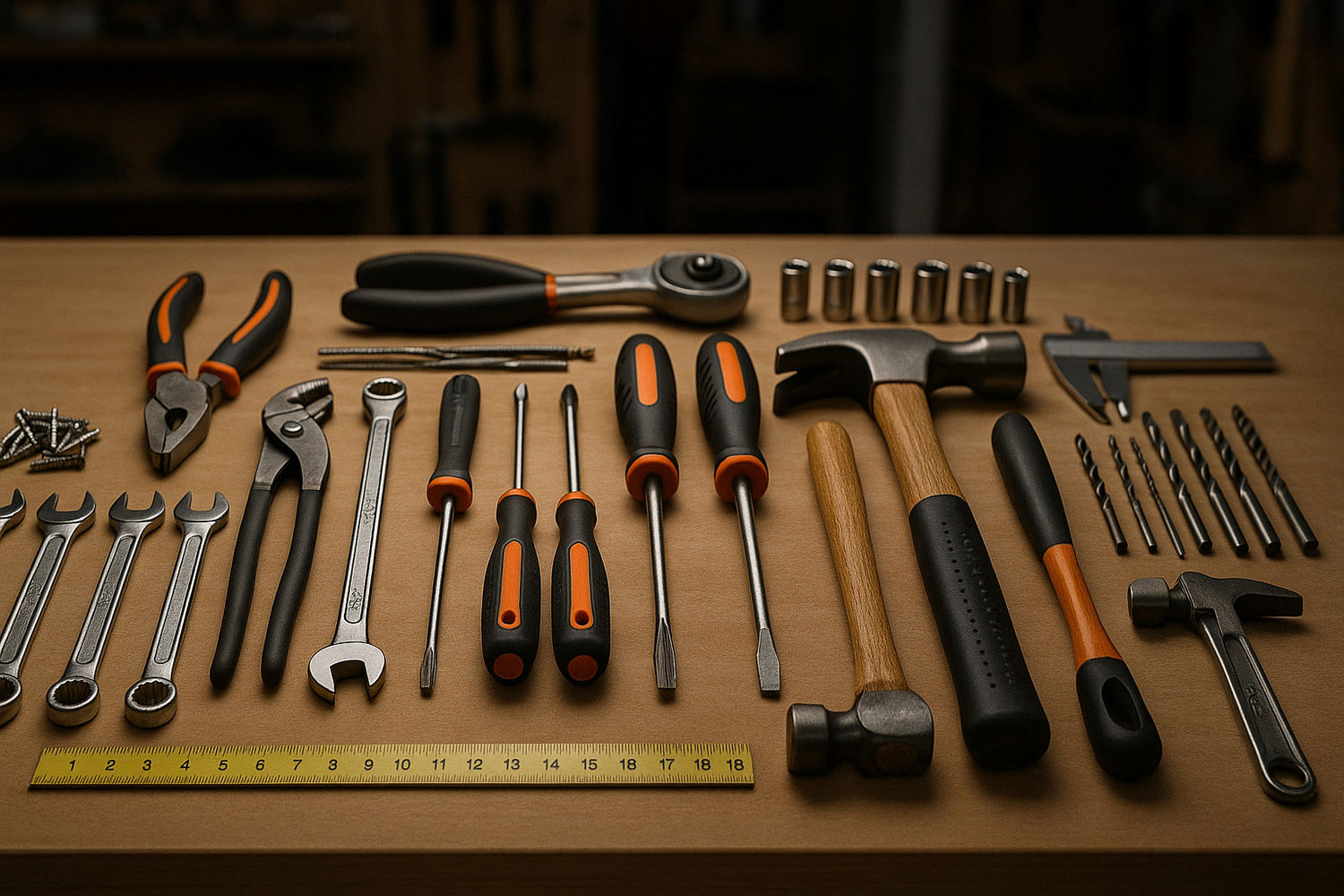 Hand Tools - Pliers, Screwdrivers, Chisels, Taps, Allen Wrenches, Hammers, Allen Wrenches, Drivers, Etc.