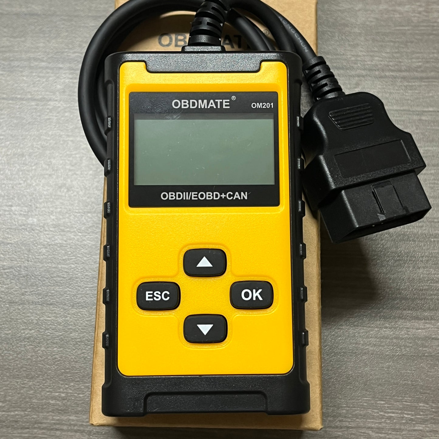 Car Scanner OM201 OBD2 Code Reader – Check Engine Diagnostic Tool with Wireless Printing