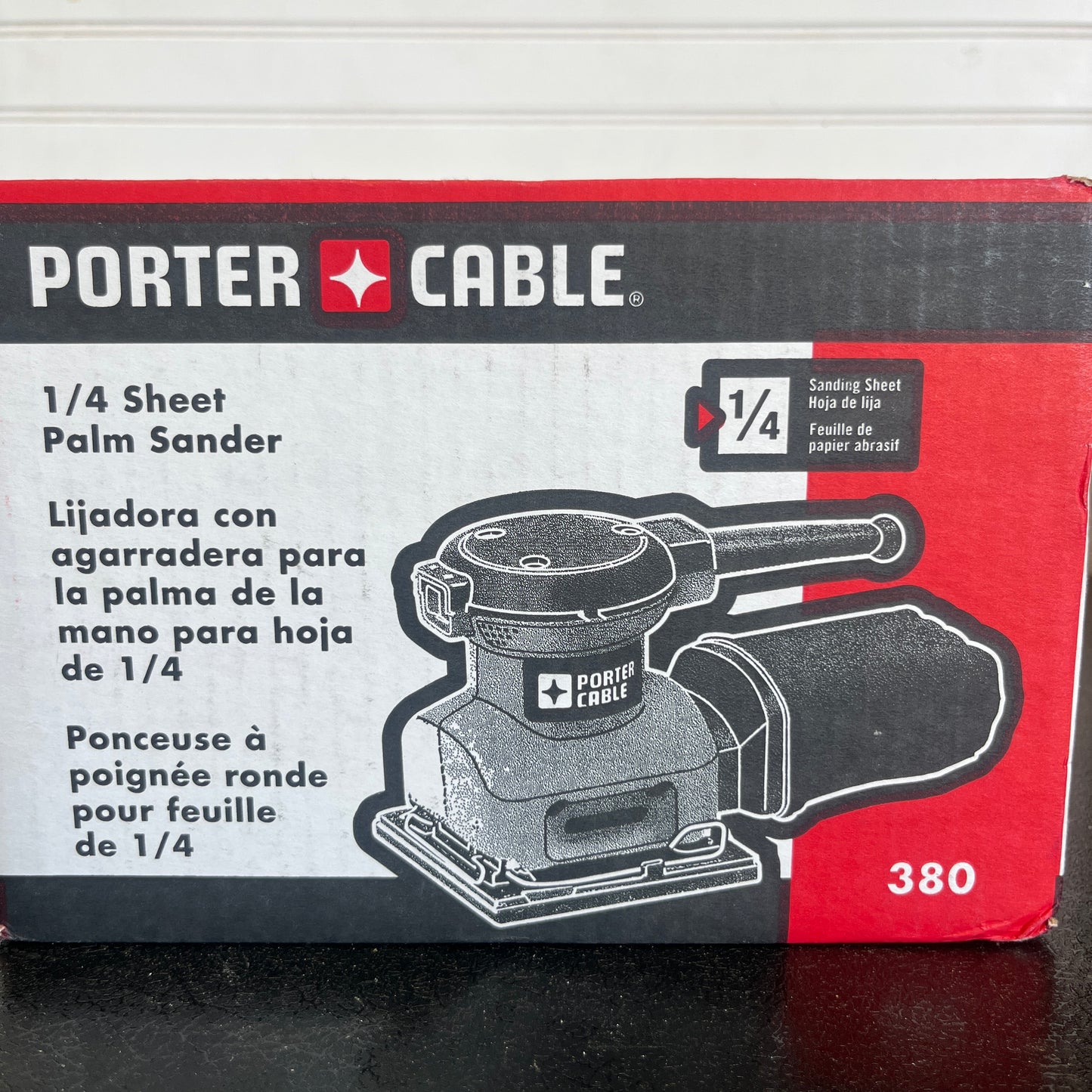 Porter-Cable Palm Sander and 50 Sanding Sheets