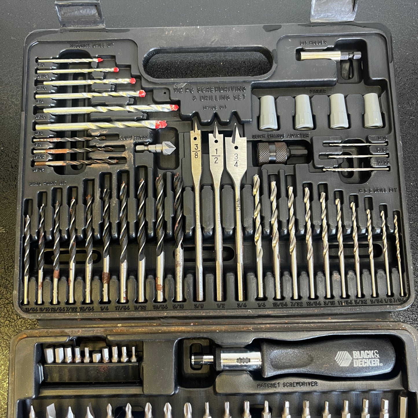BLACK+DECKER 109-Piece Combination Drill and Screwdriver Bit \£Set
