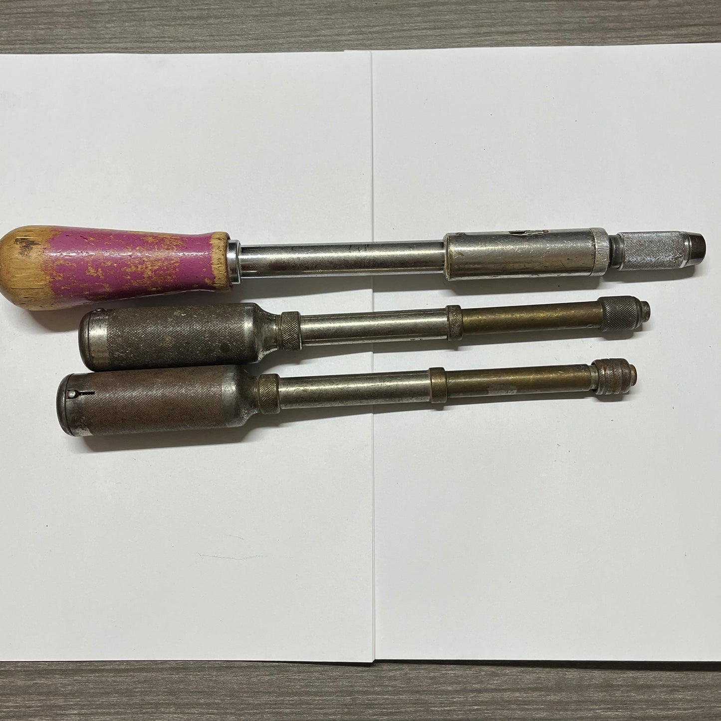 Vintage Stanley Yankee Push Drills – Including Bell System Versions