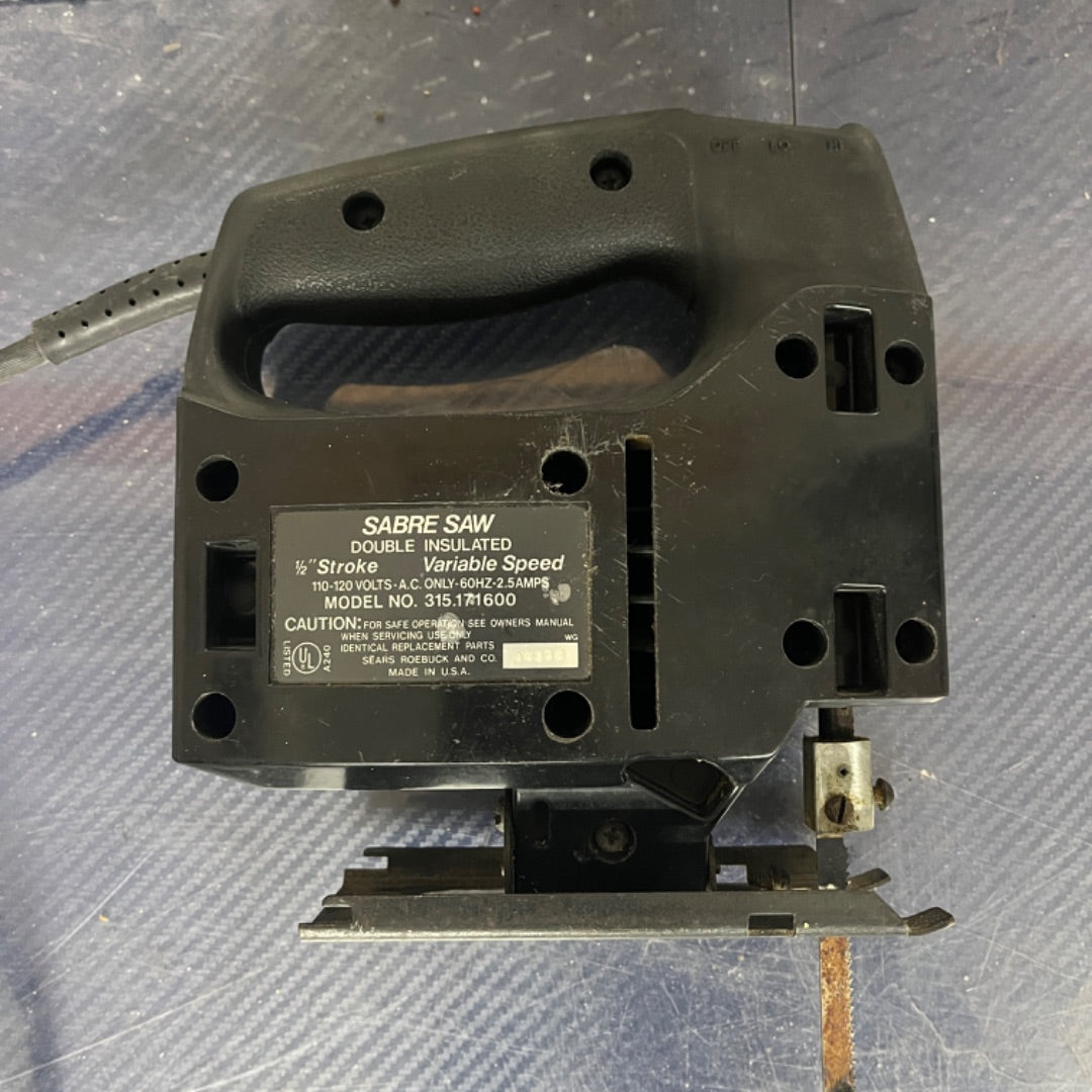 Sears Craftsman 1/5 HP Variable Speed Saber Saw