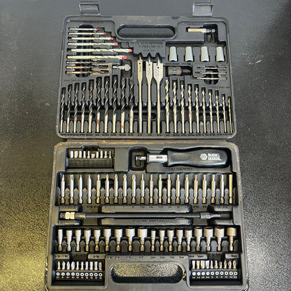 BLACK+DECKER 109-Piece Combination Drill and Screwdriver Bit \£Set