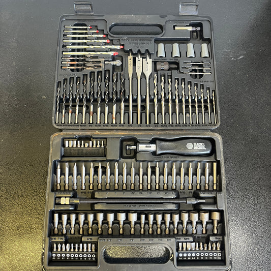 BLACK+DECKER 109-Piece Combination Drill and Screwdriver Bit Set