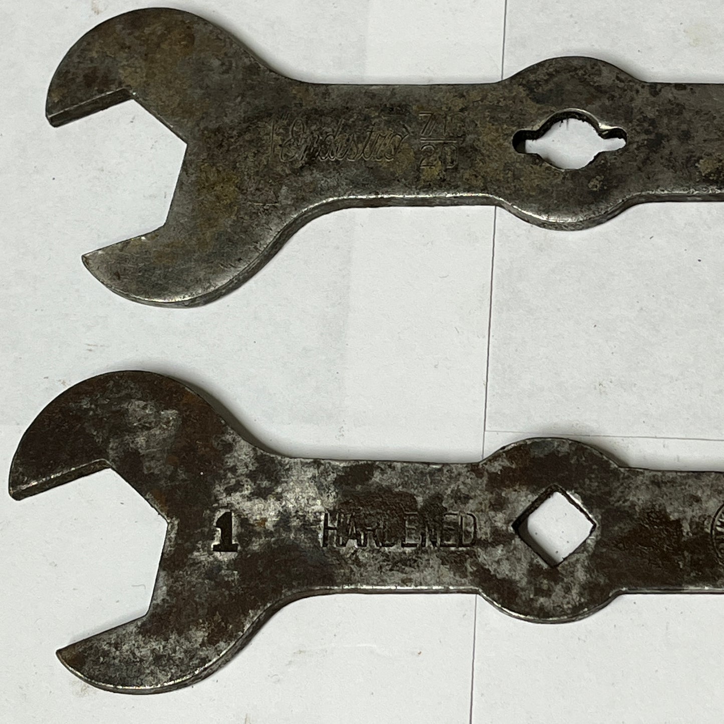 Lot of 18 Vintage Hand Tools – Open-End Wrenches, Vise Wrench, Nut & Tap Wrenches, Plus Antique Ford Model T Wrench