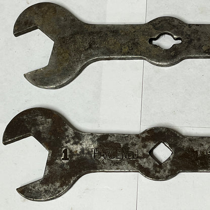 Lot of 18 Vintage Hand Tools – Open-End Wrenches, Vise Wrench, Nut & Tap Wrenches, Plus Antique Ford Model T Wrench