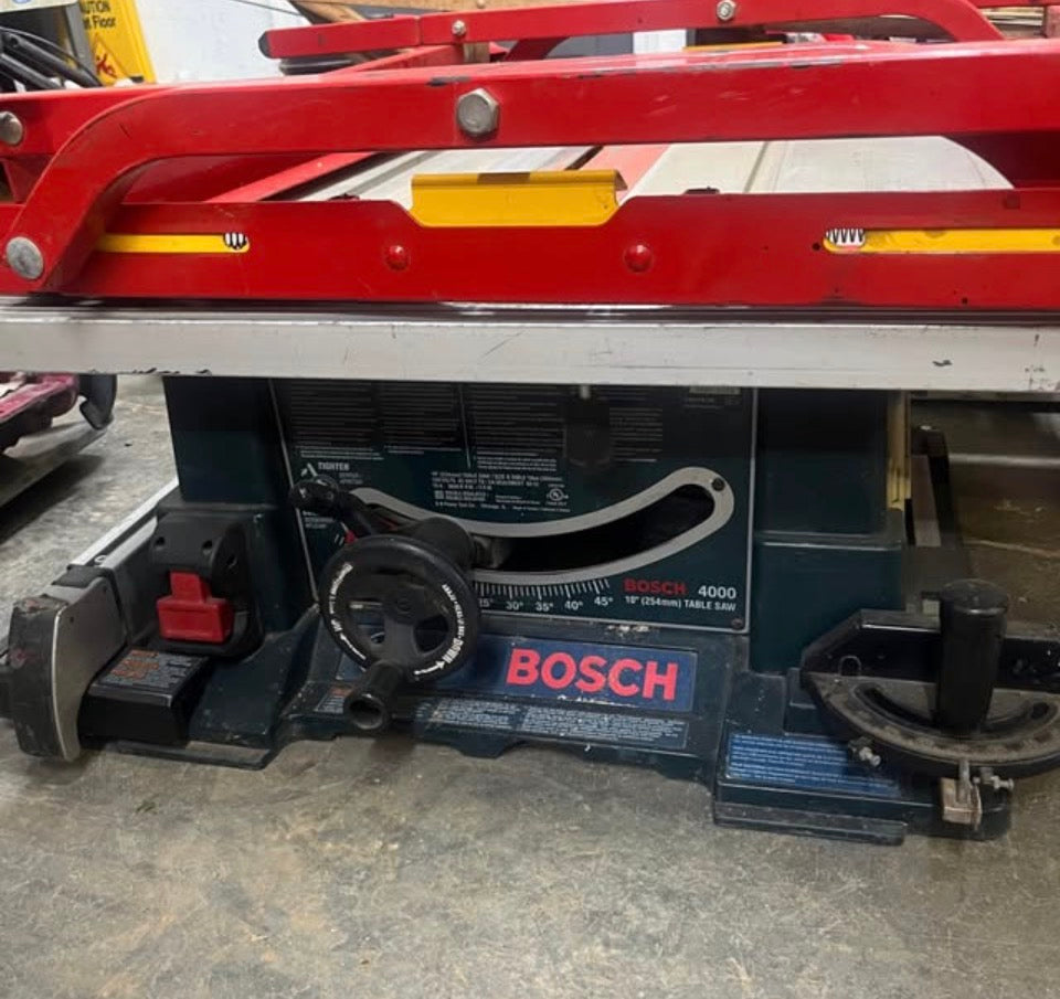 Bosch 4000 10” Table Saw with Stand