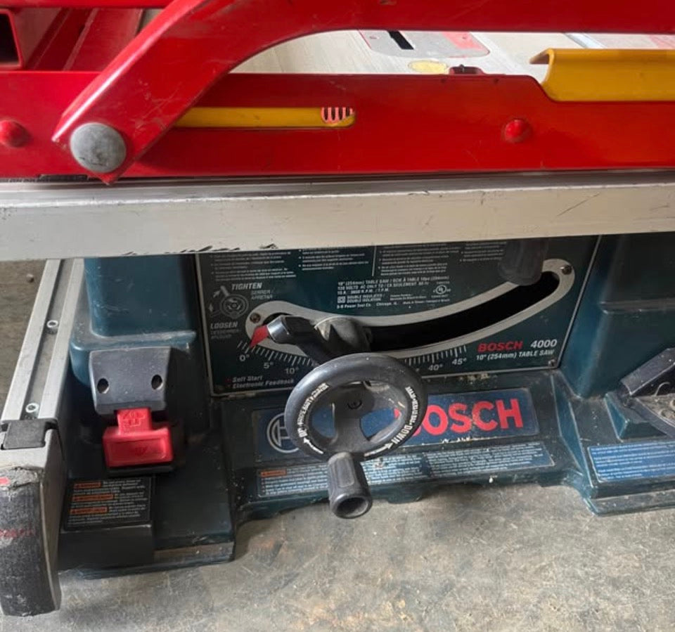 Bosch 4000 10” Table Saw with Stand