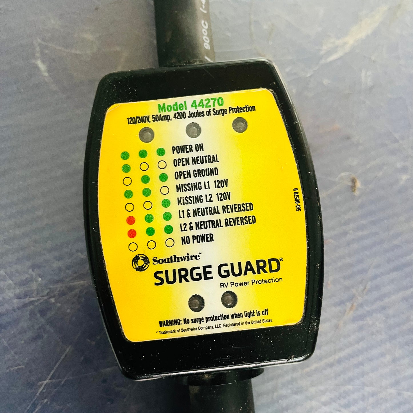 Southwire Surge Guard 44270 Entry Level Portable Surge Protector - 50 Amp
