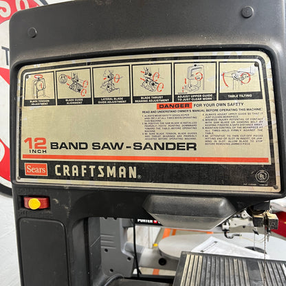 12 Inch Band Saw/Sander – Versatile and Precise Woodworking Tool