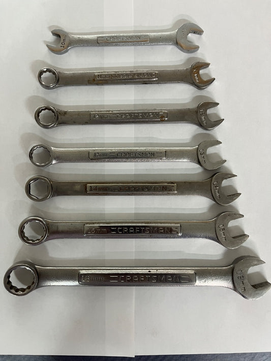 Craftsman Metric 7 Combination Wrenches