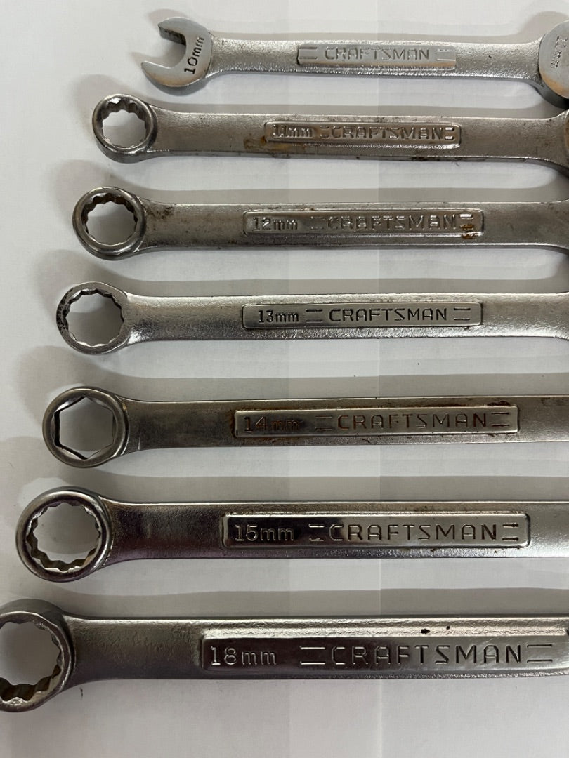 Craftsman Metric 7 Combination Wrenches