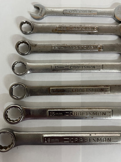 Craftsman Metric 7 Combination Wrenches