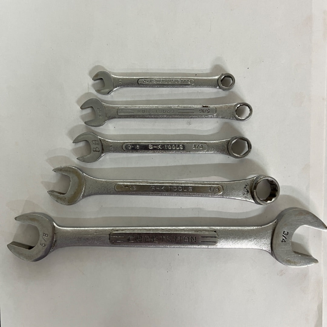 5 S-K and Craftsman Wrenches
