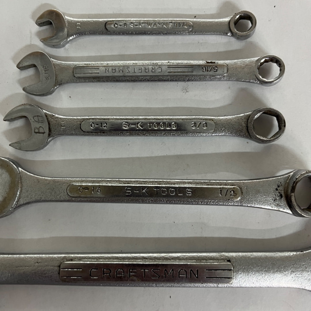 5 S-K and Craftsman Wrenches