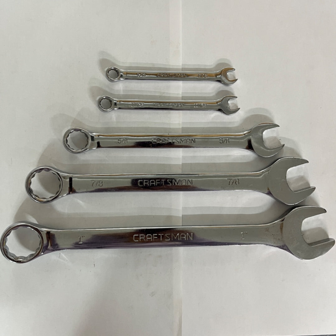 Craftsman 5 Combination Wrench Set