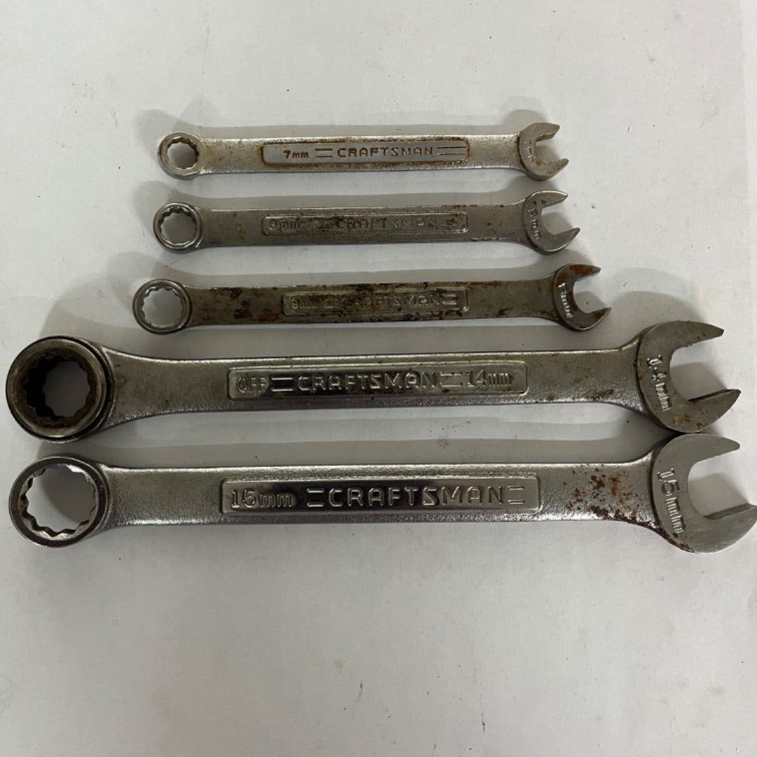 Mixed Craftsman Metric Wrenches