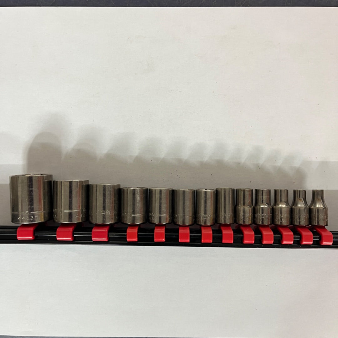 13 Craftsman Standard Sockets USA