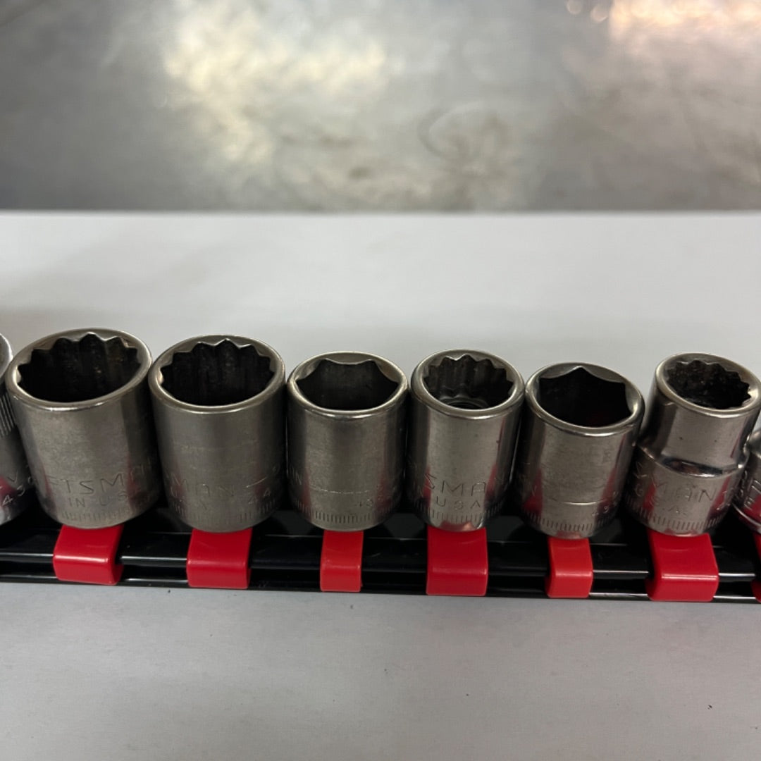 15 Craftsman Metric Sockets USA