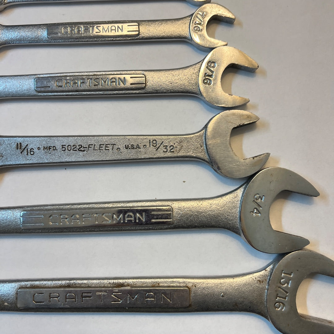 Mixed Set 8 Name Brands Wrenches