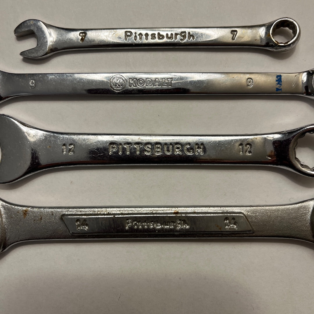 4 Pittsburgh Kobalt Metric Wrenches