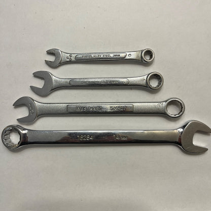 4 Metric Combination Wrenches: Tatools, Tekton, Westward, Evercraft