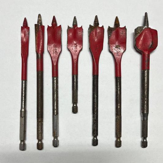 7 Diablo Flat Drill Bits