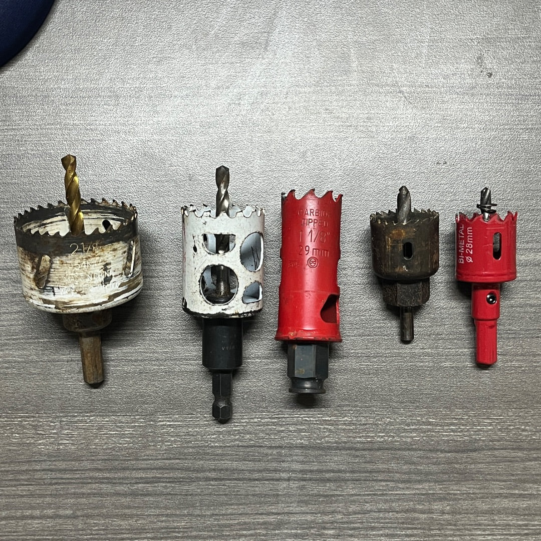 5 Hole Saws - Lenox, Milwaukee, etc.