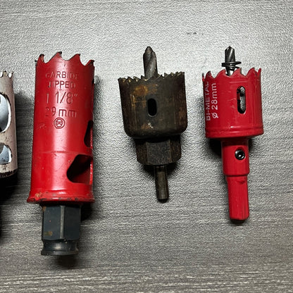 5 Hole Saws - Lenox, Milwaukee, etc.