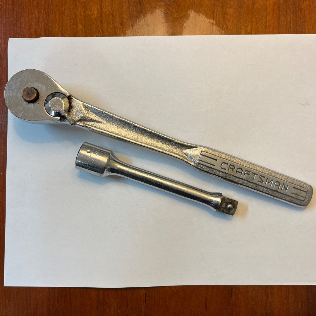 2 Craftsman Ratchet Wrenches Extensions USA