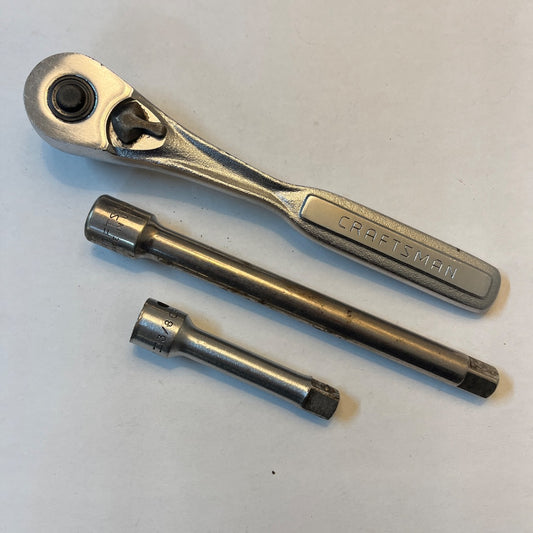 2 Craftsman Ratchet Wrenches Extensions USA
