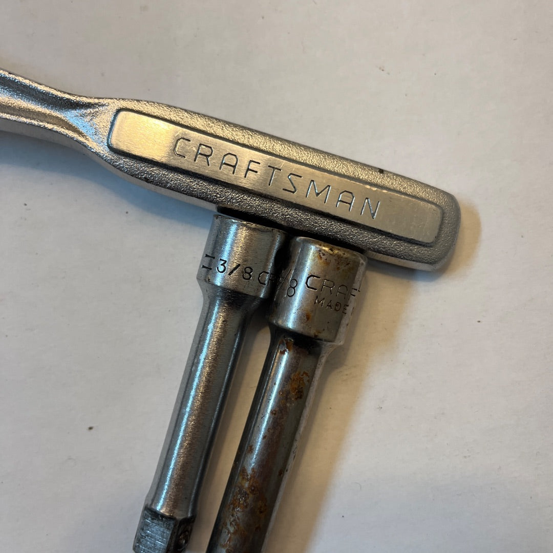 2 Craftsman Ratchet Wrenches Extensions USA