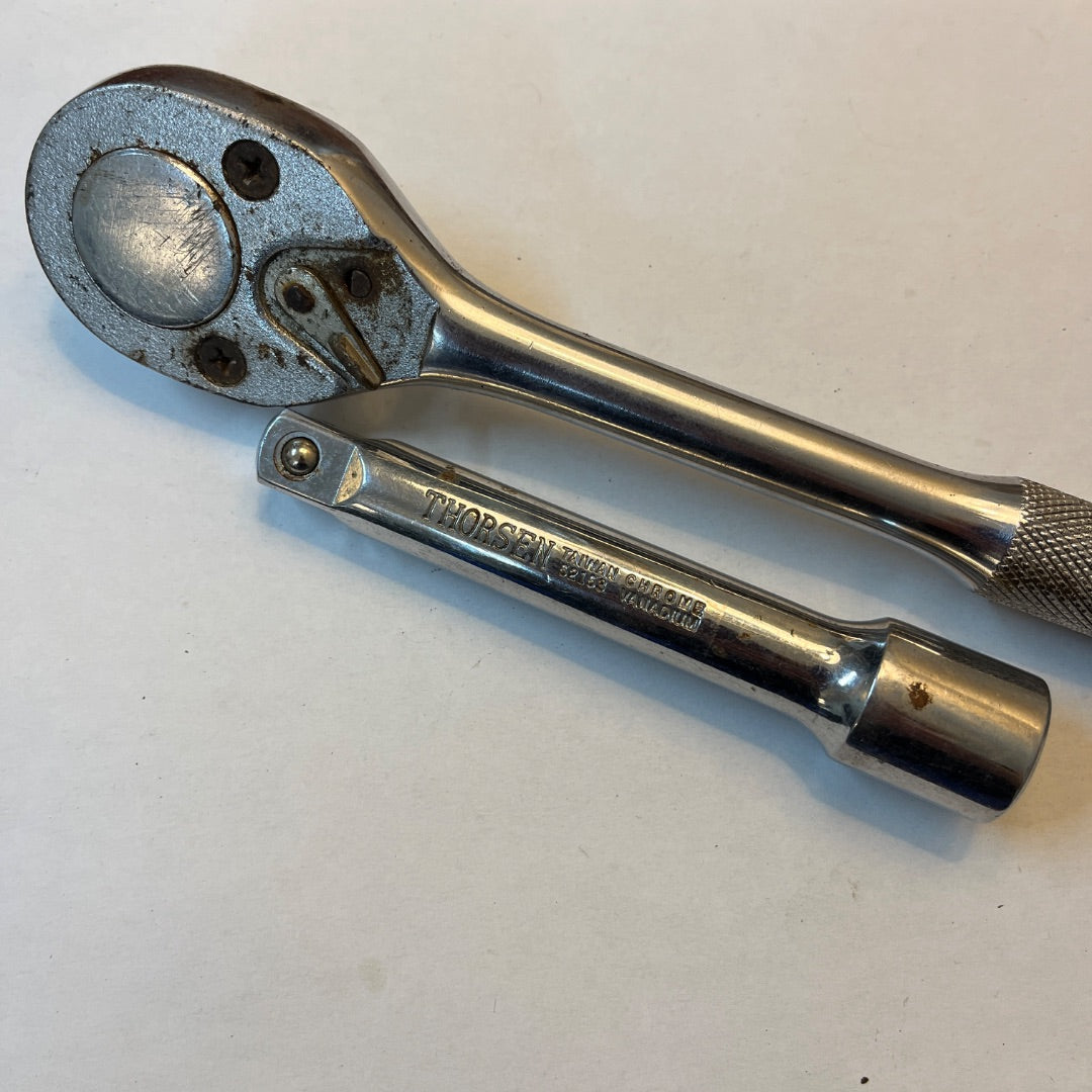 Proto 1/2" Ratchet Wrench and Thorsen 1/2" Extension: