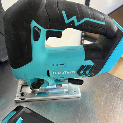 Duratech 20V Cordless Jig Saw Kit – Precision Cutting Power with Portable Convenience