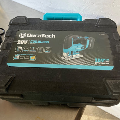Duratech 20V Cordless Jig Saw Kit – Precision Cutting Power with Portable Convenience