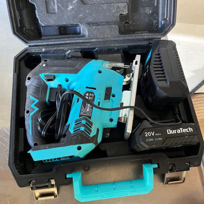 Duratech 20V Cordless Jig Saw Kit – Precision Cutting Power with Portable Convenience