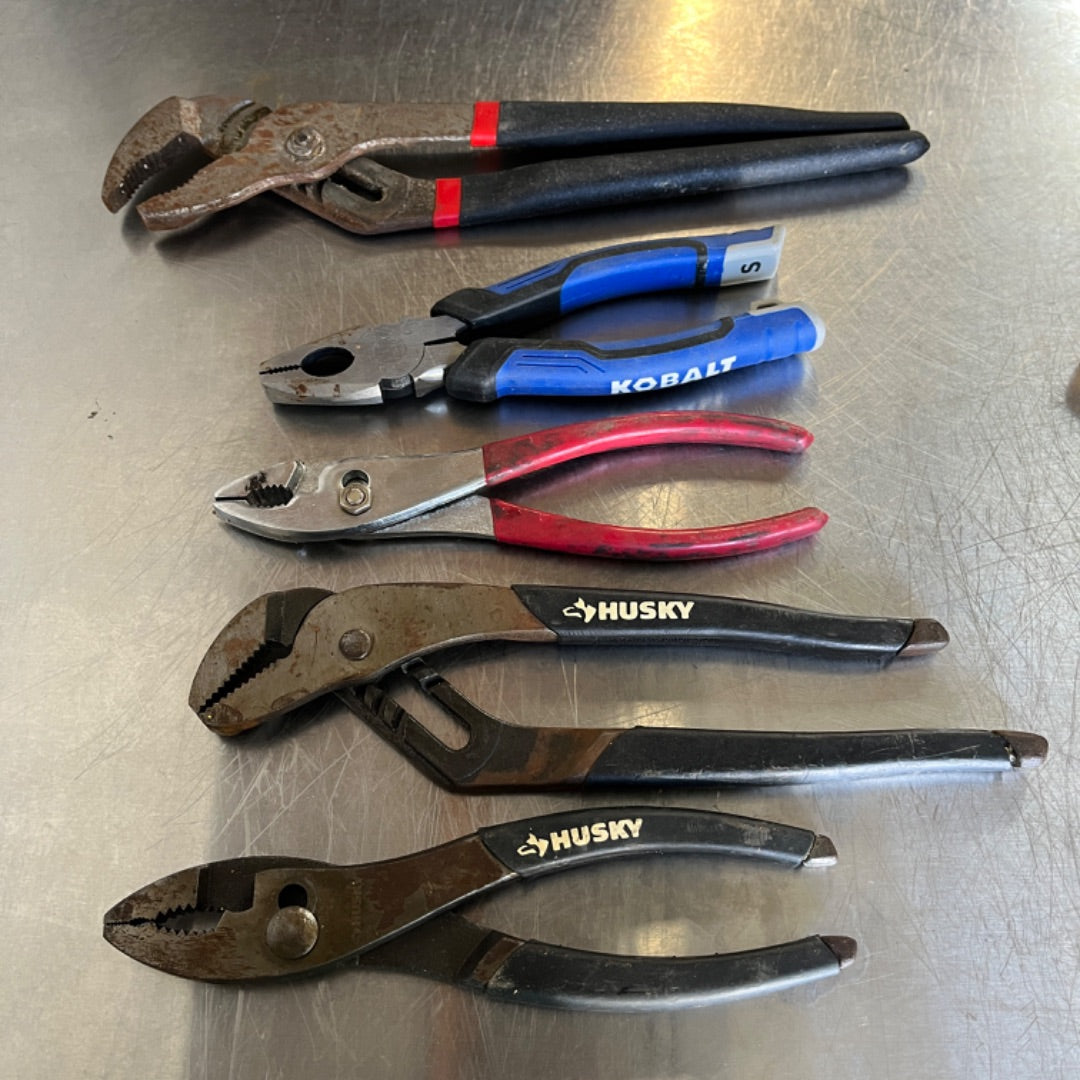 10-Piece Pliers & Channellock Set – Vise-Grip, Kobalt, Husky & More