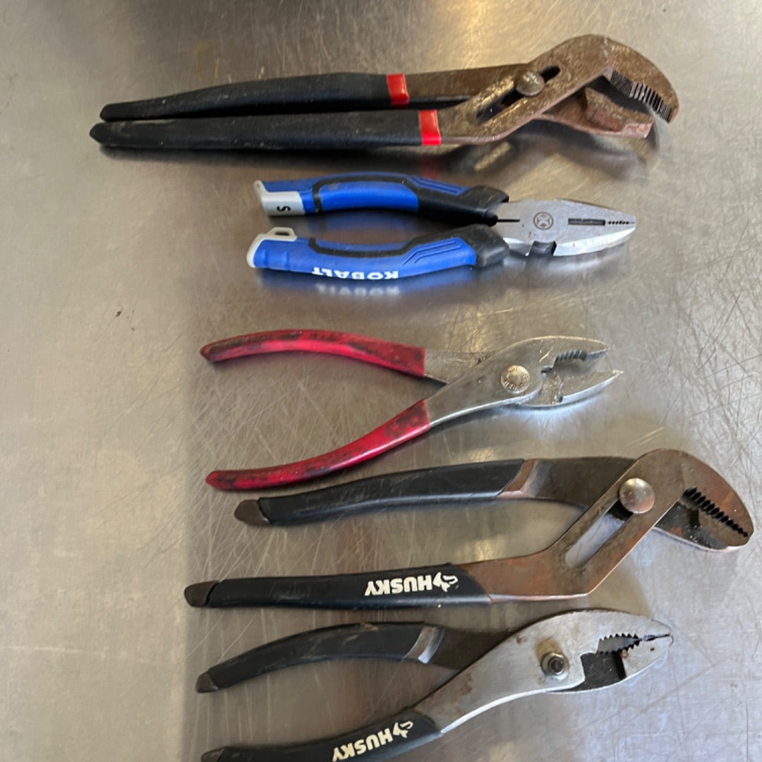 10-Piece Pliers & Channellock Set – Vise-Grip, Kobalt, Husky & More